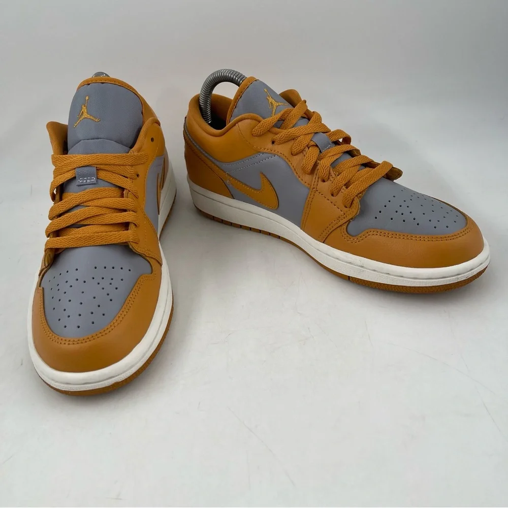 👞 Nike Air Jordan 1 Low - Size 8 - Cement Grey Chutney Sail Sneakers
